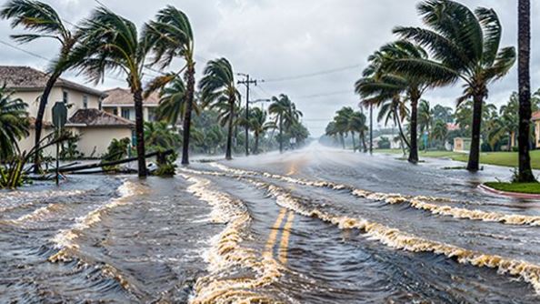 Flooding Due To Hurricane In Florida