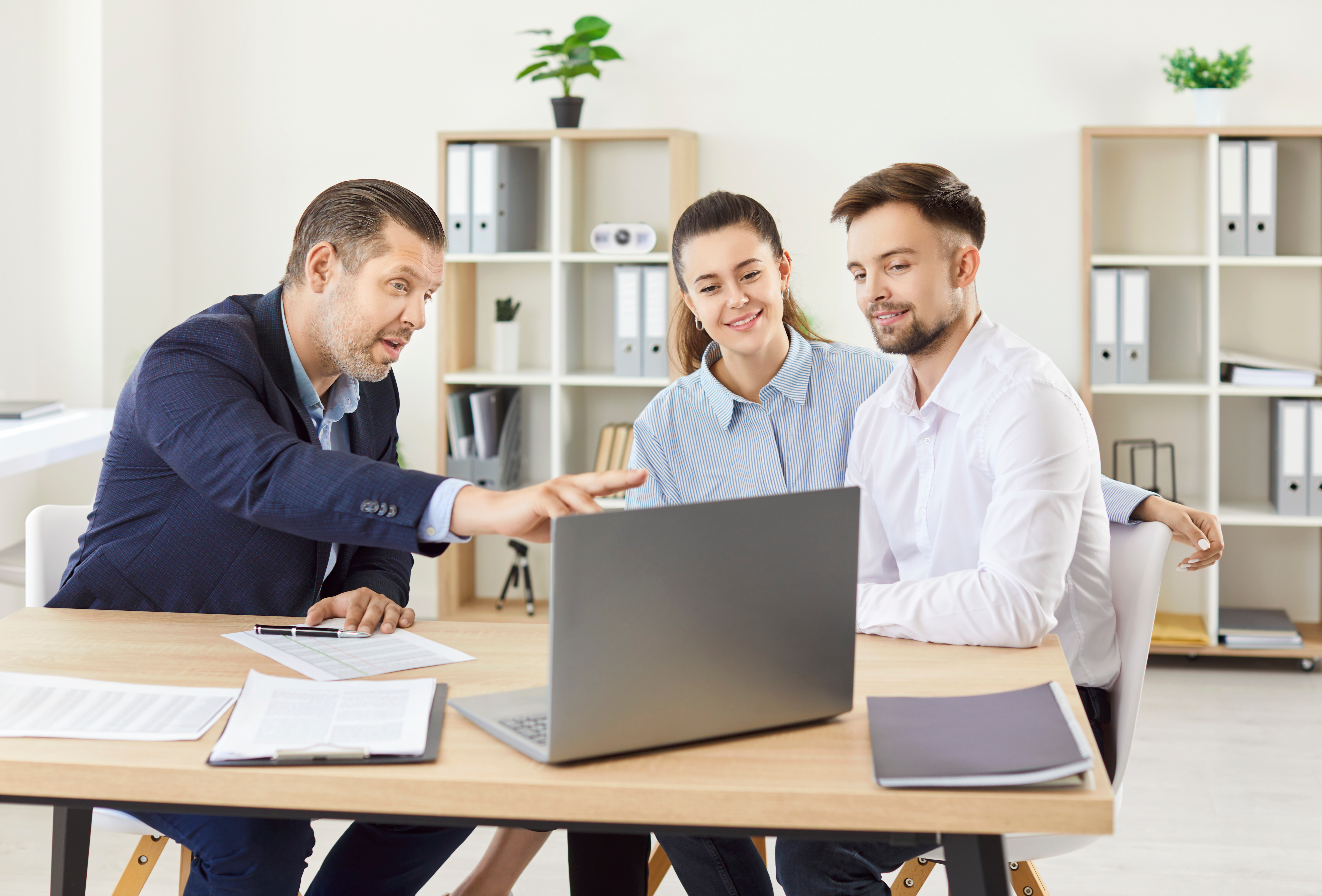 A Group Reviewing Business Coverage